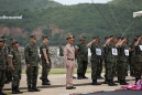 เสนาธิการหน่วยบัญชาการนาวิกโยธิน ตรวจเยี่ยมการซ้อมการแข่งขันกองทหารเกียรติยศระดับเหล่าทัพในส่วนของกอองทัพเรือ