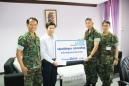 รองผู้บัญชาการหน่วยบัญชาการนาวิกโยธินรับมอบเงินสนับสนุนจากบริษัทอูเบะ (ประเทศไทย)