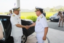 ผู้บัญชาการหน่วยบัญชาการนาวิกโยธิน ให้การต้อนรับ ผู้บัญชาการทหารเรือมาเลเซีย