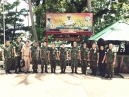 ผู้บัญชาการป้องกันชายแดนจันทบุรีและตราด ตรวจเยี่ยม หน่วยเฉพาะกิจนาวิกโยธิน ๑๘๒ จังหวัดตราด