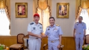 ผู้บัญชาการหน่วยบัญชาการนาวิกโยธิน ให้การต้อนรับ รองผู้บัญชาการหมู่เรือกองทัพเรือสาธารณรัฐประชาชนจีน