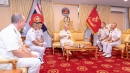 ผู้บัญชาการหน่วยบัญชาการนาวิกโยธิน ให้การต้อนรับ ผู้บัญชาการทหารเรือ ราชอาณาจักรสเปน ในโอกาสเดินทางมาเยือนประเทศไทยอย่างเป็นทางการ ในฐานะแขกของกองทัพเรือ