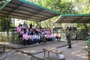 หน่วยบัญชาการนาวิกโยธิน กองทัพเรือ ให้การต้อนรับ คณะนิสิตนักศึกษา หลักสูตรวิชาการพัฒนาความมั่นคงแห่งชาติ ภาคเรียนที่ ๑ ประจำปีการศึกษา ๒๕๖๕ ของ สถาบันวิชาการป้องกันประเทศ กองบัญชาการกองทัพไทย