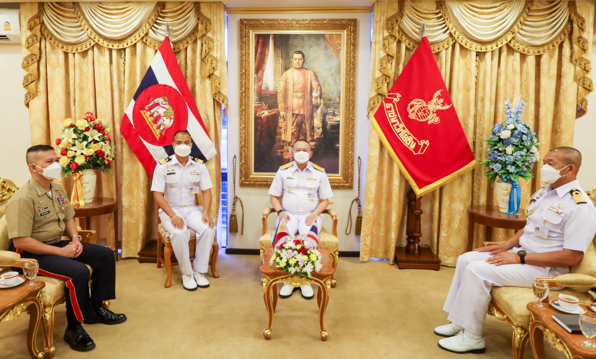 หน่วยบัญชาการนาวิกโยธิน ให้การต้อนรับ COL Danilo T. Facundo ผู้ช่วยเสนาธิการนาวิกโยธินฝ่ายแผน/Assistant Chief of Marine Staff for Plans and Programs (MC5) ผู้แทนกองทัพเรือฟิลิปปินส์
